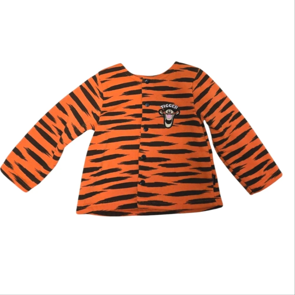 Disney Tigger (Winnie the Pooh) patterned snap button cardigan top